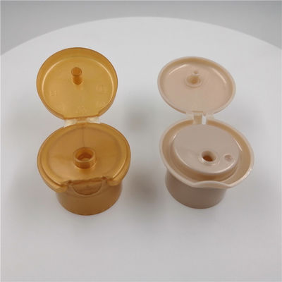 丸型さまざまな容積の化粧品28mmのプラスチックびんフリップ上の帽子