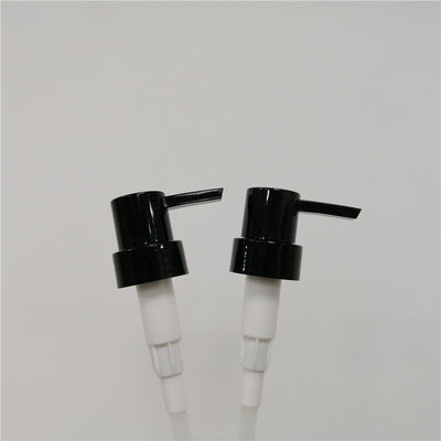 安全材料33/410mmの空気のないローション ポンプ、黒いディスペンサー ポンプ2.0ml/T
