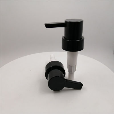 安全材料33/410mmの空気のないローション ポンプ、黒いディスペンサー ポンプ2.0ml/T