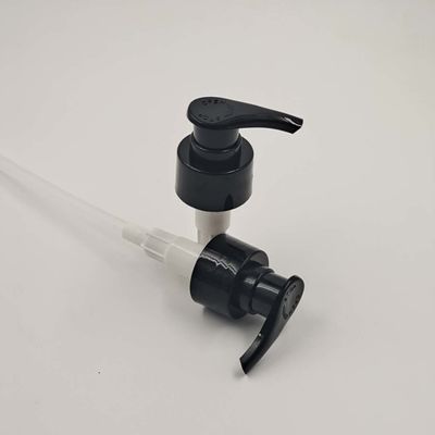 白黒ねじプラスチック28/410mmローションのびんポンプ2cc適量