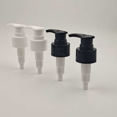 白黒ねじプラスチック28/410mmローションのびんポンプ2cc適量