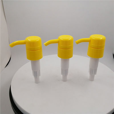 錆の証拠プラスチック28mmの皿の石鹸ディスペンサーは黄色い色をポンプでくむ
