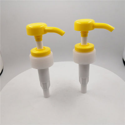黄色い骨がある閉鎖4cc/Tの子供の抵抗力があるローション ポンプ耐久財33mm