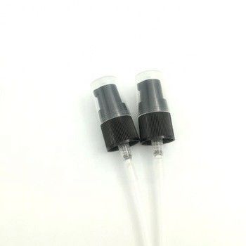 黒い化粧品の18 410の処置ポンプ、Overcapの空気のないローション ポンプ