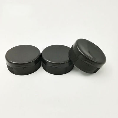 空のびんのための多使用黒い色の非こぼれフリップ上の帽子28mm