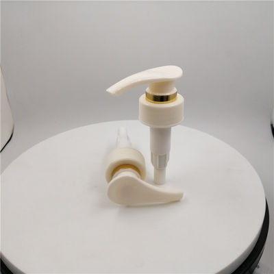1.5ccねじロックのプラスチックびんポンプ、骨がある閉鎖が付いている28mmポンプ帽子