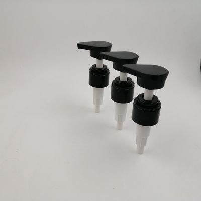 漏出シャワーのゲルのための抵抗力がある24の410ローション ポンプ28mm黒いローション ポンプ