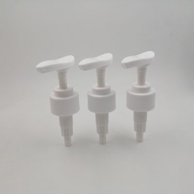 さまざまな容積は閉鎖2.0cc/Tのローションのびんポンプ28/410を肋骨で補強した
