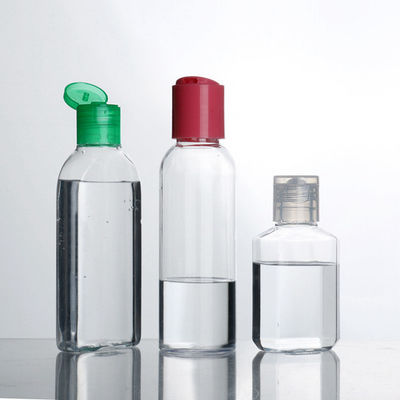 化粧品ペット プラスチック30mlフリップ上の帽子のびん、24mmフリップ上の帽子のポータブル