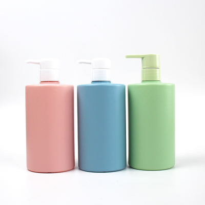 500ml HDPEのシャンプーおよびコンディショナーのための化粧品のびん手の洗浄ボディ ミルクびんの空のプラスチックびん